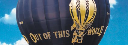 hot air ballooning over Kent